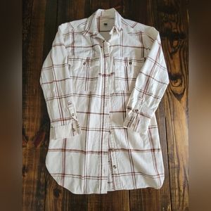 Universal Thread Plaid Flannel Button Down Shirt Small